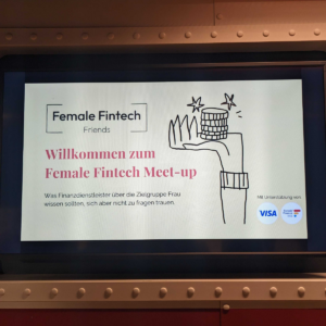 Foto vom Female Fintech Meet-up im Januar 2023 bei Google in Hamburg
